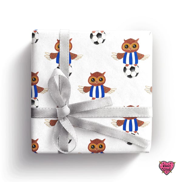 Owls wrapping paper for Sheffield Wednesday fans