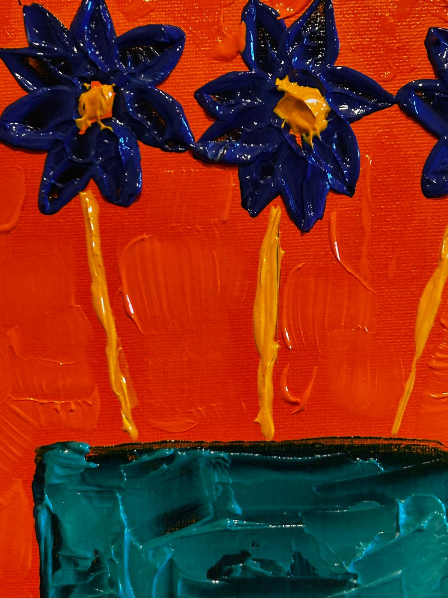 Acrylic Impasto Painting - Precious Lady 