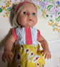 Toadstools and polka dots BABY Born, Tiny Tears and Our Generation Dolls Outfit  - Image 2