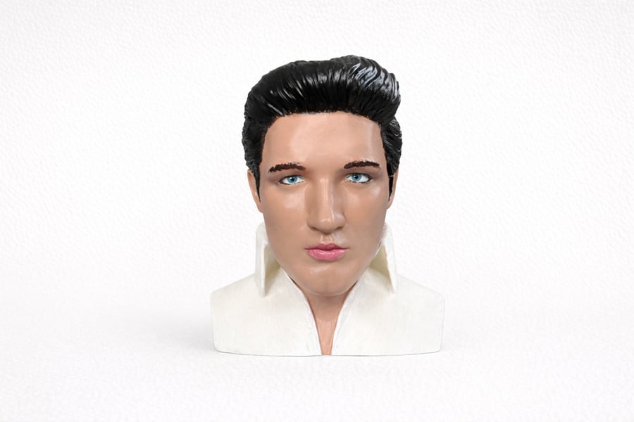 Popstar Inspired Bust Sculpture – Handmade Custom 3D Printed Display Figure