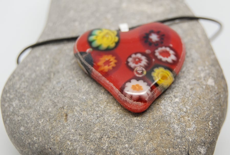 Hearts and Flowers Red 2