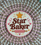 Star Baker Wooden Coaster – Baking Gift – Baker Kitchen Coaster – Baking Lover - Image 2