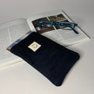 Flex snap top glasses case, pinch top spectacles pouch, flex closure sunglasses 