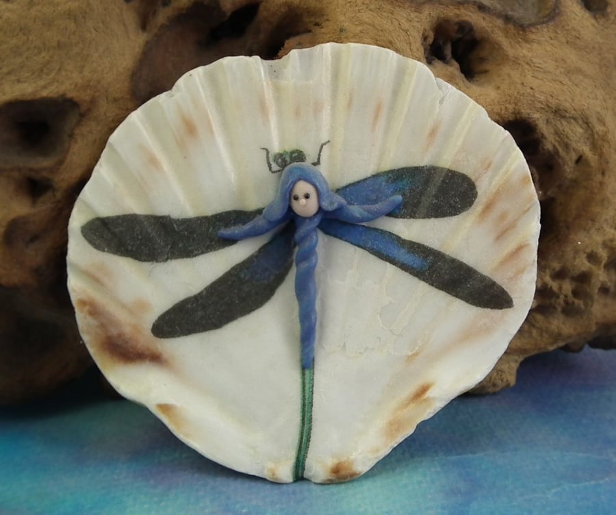 Spring Sale ... Rock Faery 'Shiel' OOAK Sculpt by Ann Galvin