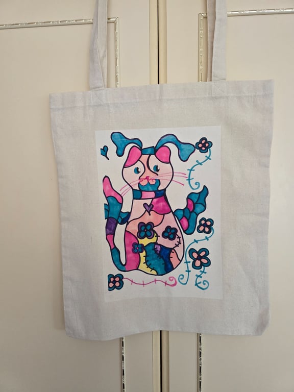 ARTKRAZIE Fairy Cat Tote Bag