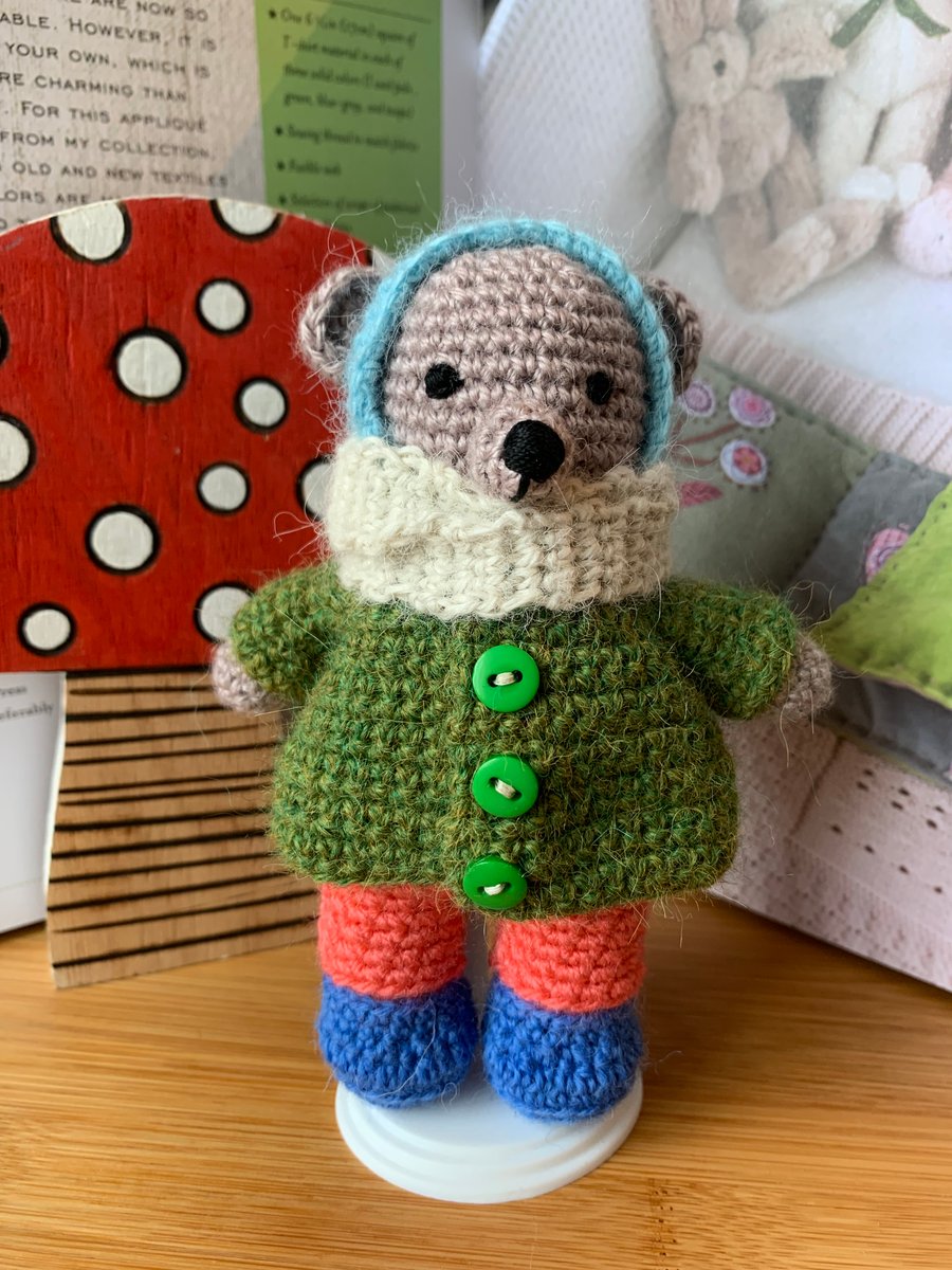Hand Crochet - Dressed Bear - Chester