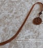 Copper Bookmark with Handcrafted Charm. - Image 3