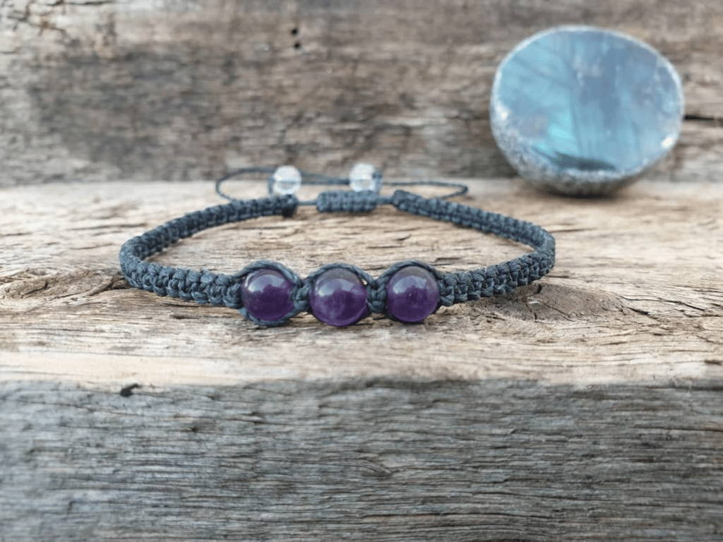 Amethyst Shambala Bracelet