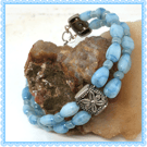 One of a Kind Dove of Peace double bangle style bracelet