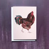 'Rooster' Greeting Card