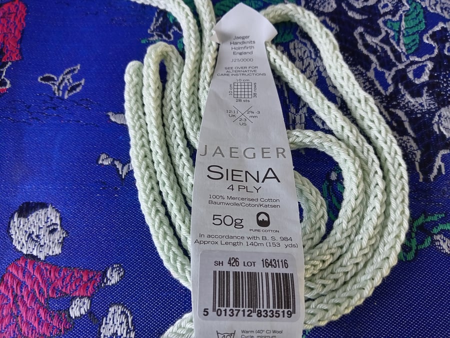 Handmade i-cord French knitted cord for crafting