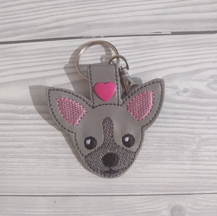 Cute Chihuahua dog keyring CHIHUAHUA GIFTS Folksy
