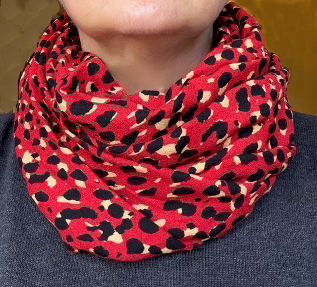 Animal Spot Infinity Scarf