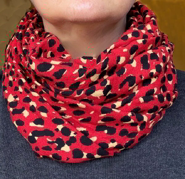 Animal Spot Infinity Scarf