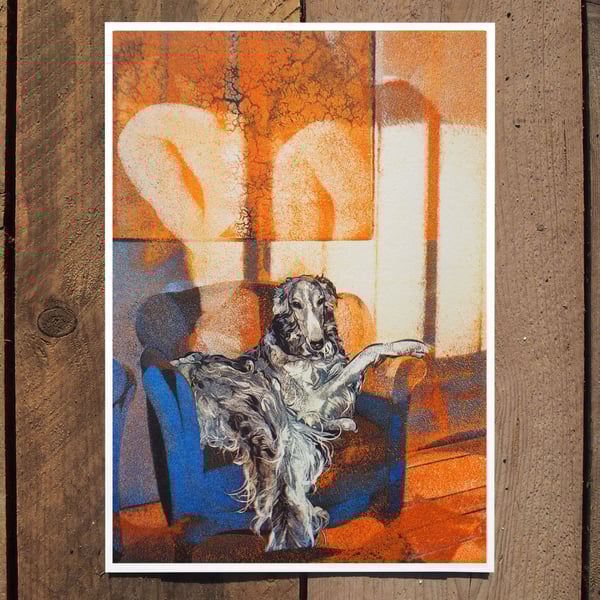 Her Favourite Chair A5 Risograph Print