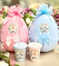 Jumbo Easter Egg and matching cup Personalised 