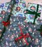 Pack of 2 sheets with tags of Season's Tweetings Christmas Wrapping Paper - Image 7