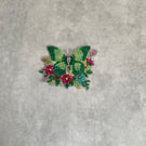 Hand Made Diamond Art Butterfly Acrylic Fridge Magnet 005