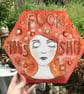 SALE! Original 12" sweary painting - Image 1