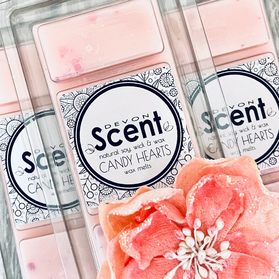 Candy Hearts Snap Bar Wax Melts 