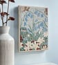 Mosaic Floral Art :  Bluebell Wood Mosaic Wall Plaque  - Image 3