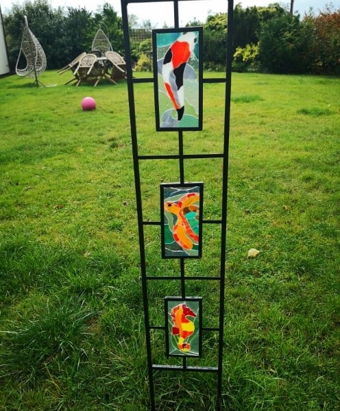 glass mosaic feature
