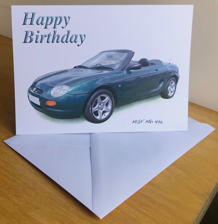 MGF Mk1 1996 - Birthday, Anniversary, Retirement or Plain Card