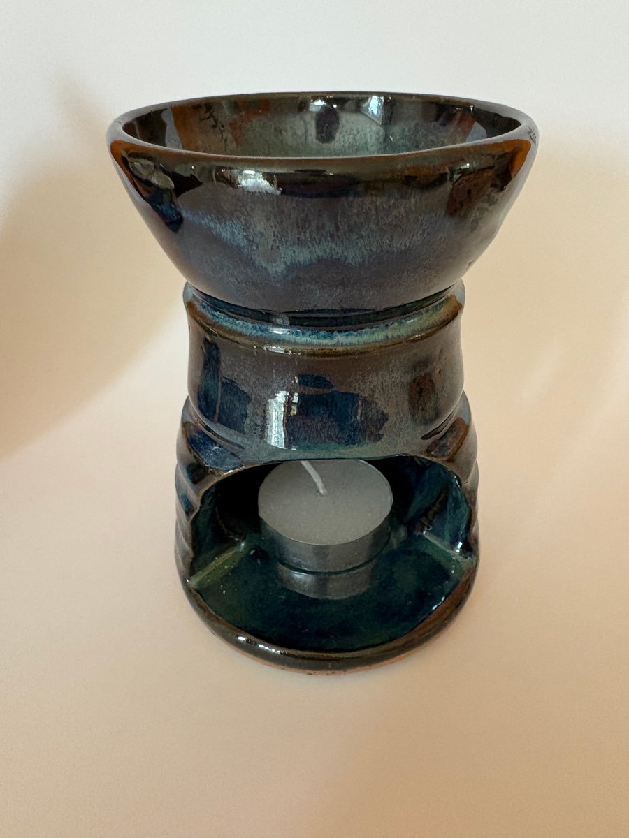 Ocean Blue Ceramic Oil Burner