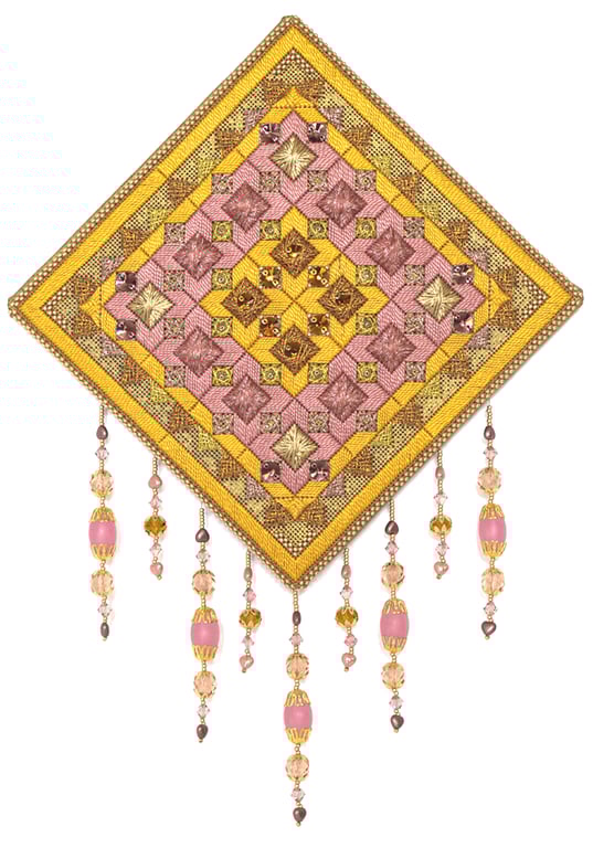 KIT - PINK CHAMPAIGNE A Creative canvas work embroidery