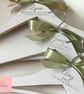 Personalised Wedding Hanger - Laser Engraved Bridal Party Wooden Hanger