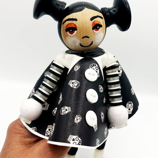 Flonsday Decorative Wooden Doll Handmade