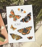 Butterfly Art Print - A5 size - Scottish wildlife illustration - Image 3