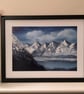 Valley Lake Fine Art Print – Mountain Landscape Giclée Wall Art - Image 1
