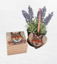 Fox: Decorated Wooden Ring Trinket Box 7cm & Hanging Heart - Image 6