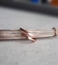 Hammered Copper Wrap Around Ring - Adjustable - Image 1