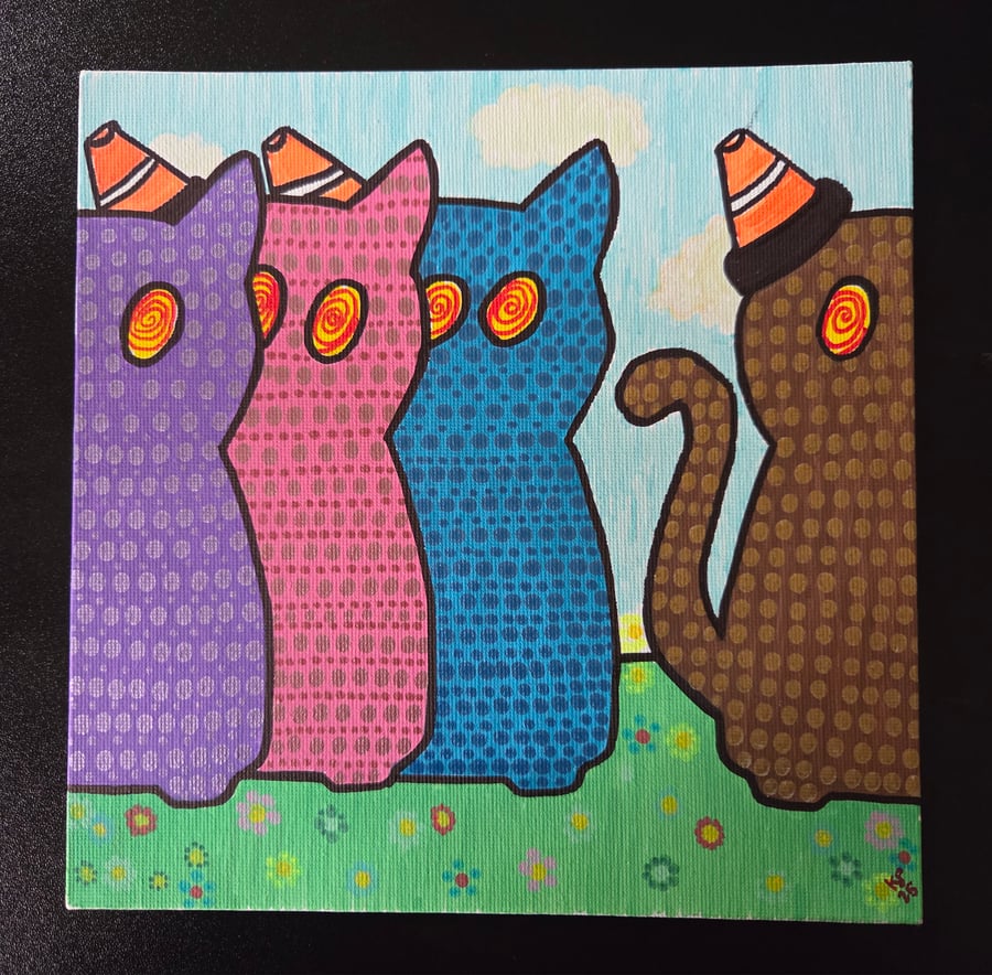 Nipfest original painting - conga!!!
