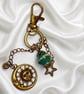 Sun and Moon Hand Bag Charm