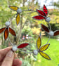 Stained Glass Mini Autumn Wreath Suncatcher - Handmade Window Decoration - Image 4