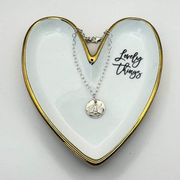 Fine Silver Bee Bracelet