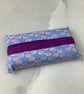 Floral pocket pack tissue case, Flower tissue holder, 7 options, Handmade - Image 4