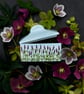 Lavender Butter Dish - Hand Painted - Image 5