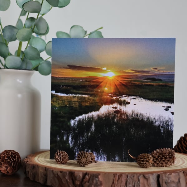 Malham Tarn - Blank Greetings Card
