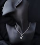 Silver pendant with prehnite - Image 1