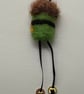 Small Felted Leprechaun Decoration or Keyring. - Image 7