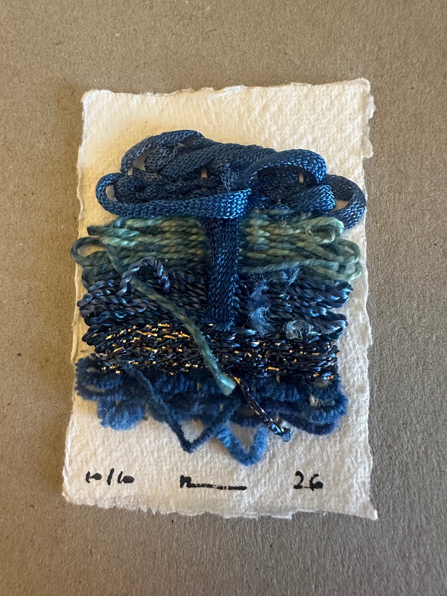 Miniature weaving on paper 10 of 10