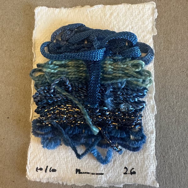 Miniature weaving on paper 10 of 10
