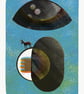Hand Eye Donkey A3 poster-print - Image 1