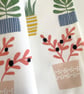 Hot House Cactus Pattern Tea Towel - Seconds - Image 3