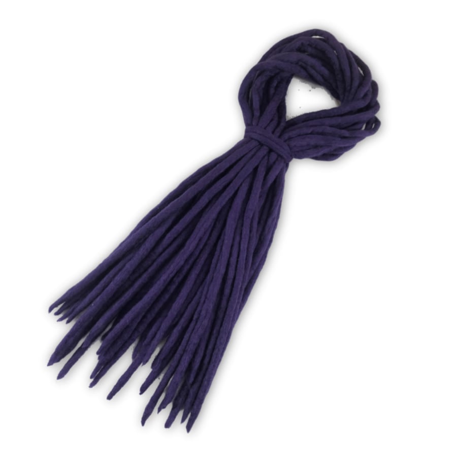 Puple  Dreadlocks - Handmade Double Ended DE Merino Wool Dreads 