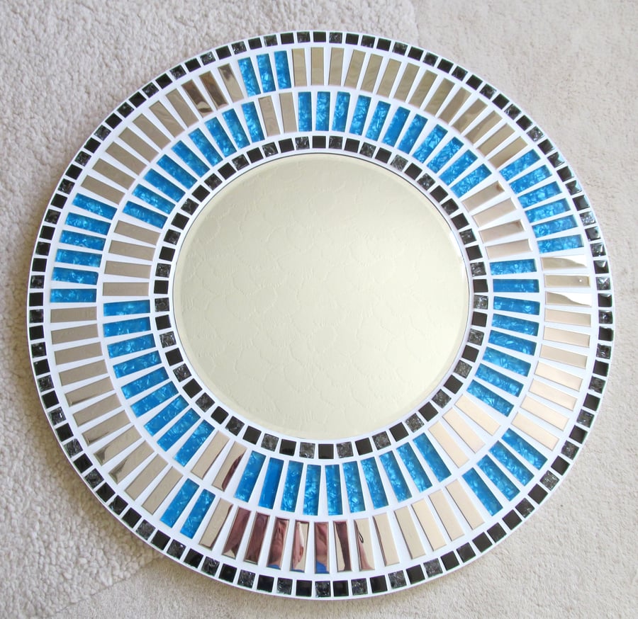  Mosaic mirror Ideal for the bathroom. FREE U.K. MAINLAND DELIVERY